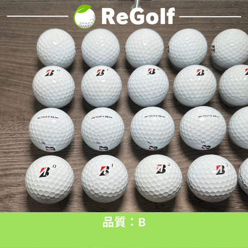 【中古】 ロストボール ブリヂストン ツアーB TOUR B XS コーポレートカラー 2022年モデル 20球 Bランク ゴルフボール リゴルフ
